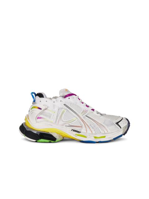 BALENCIAGA mesh panelled runner sneakers REVERSIBLE