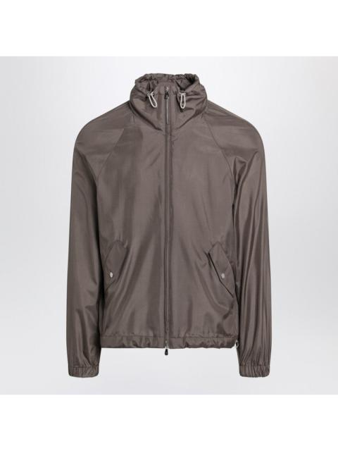 Brunello Cucinelli Brunello Cucinelli Taupe Silk-Blend Jacket Men