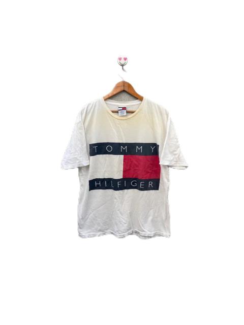 Other Designers Vintage 90s tommy hilfiger tshirt big logo tshirt