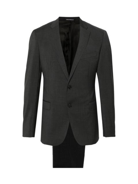 Wool single-breasted suit