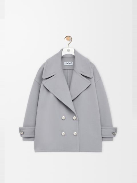 Loewe Pebble peacoat in wool