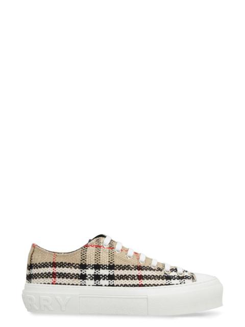 BURBERRY FABRIC LOW-TOP SNEAKERS