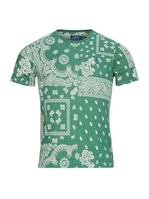 Polo Ralph Lauren Polo Ralph Lauren Bandanna Cotton Jersey T-Shirt, Size Small