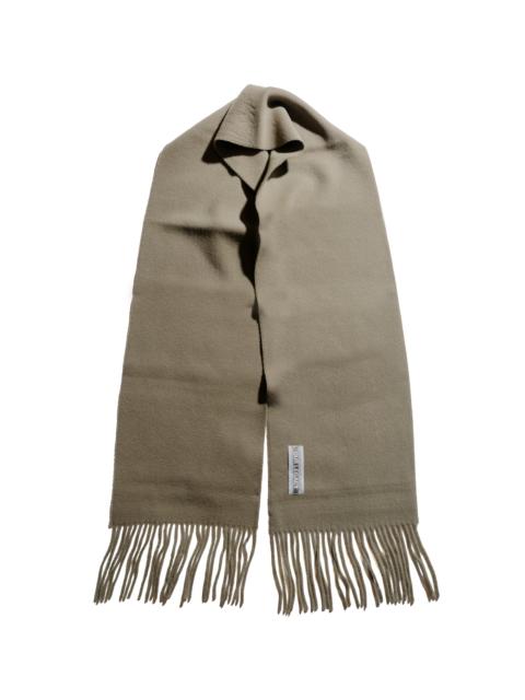 Estate Scarf Olive Double Wool