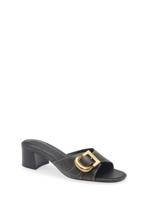 Marc Jacobs Marc Jacobs The Doll Buckle Slide Sandal in Black at Nordstrom