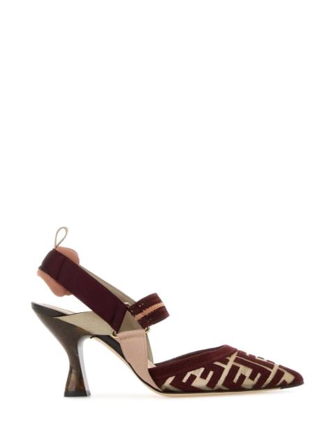 FENDI Fendi Women Multicolor Mesh Colibrã¬ Pumps