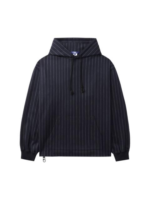 stripe pattern hoodie