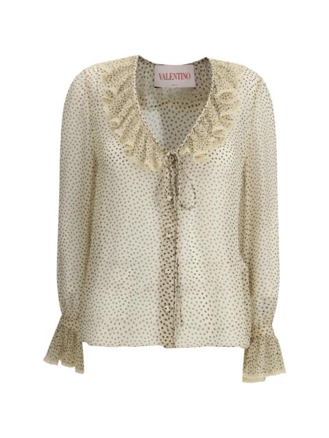 Valentino Valentino Women Shirt | Pattern | Chiffon Micro Pois Plu