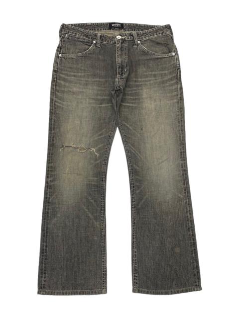 Other Designers VINTAGE WRANGLER FLARE DISTRESS DENIM TRUE RELIGION STYLE