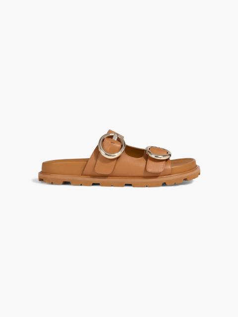 Stuart Weitzman Benni buckled leather sandals