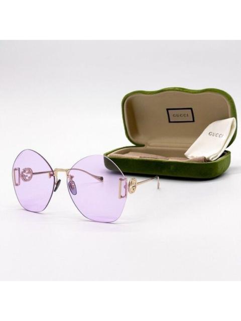 GUCCI NEW GUCCI SUNGLASSES GG1203S 001 GOLD WOMEN EYEWEAR GUCCI