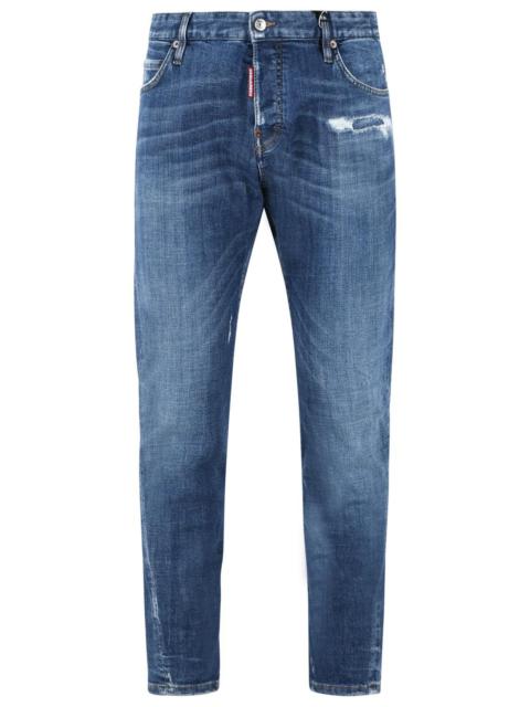 DSQUARED2 Dsquared2 TWST Blue Cotton Jeans Men