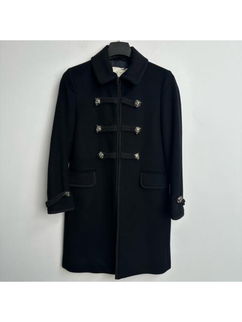 GUCCI Gucci Black Collared Wool Coat