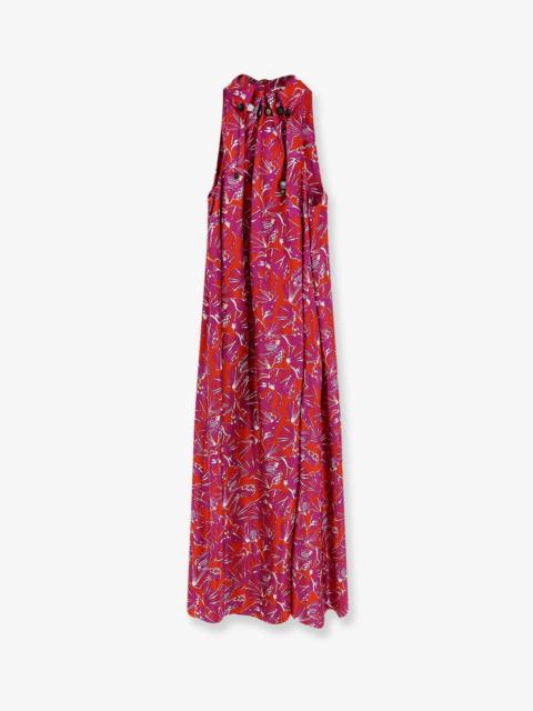 Max Mara Max Mara Women Mxmcartone Silk Long Dress