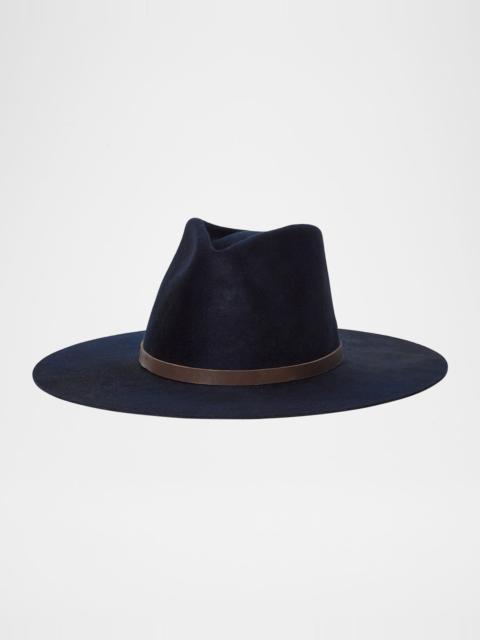 Janessa Leoné Harley Wool & Suede Fedora Hat