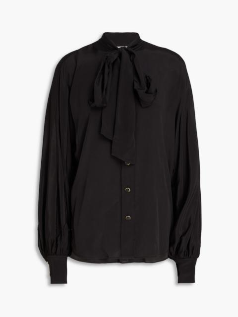 Zimmermann Pussy-bow crepe de chine blouse