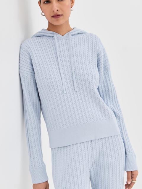 SIMKHAI Cable Hoodie