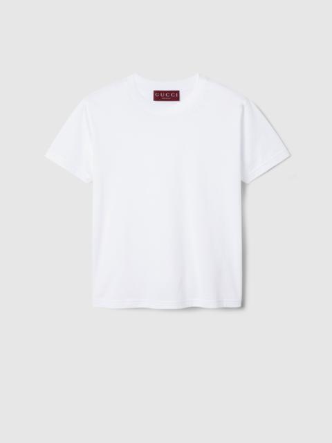 GUCCI Cotton jersey T-shirt with embroidery