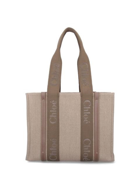 Chloé Women Woody' Medium Tote Bag