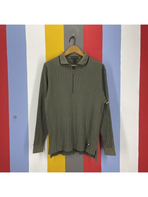 Nike Vintage NIKE GOLF Quilted Long Sleeve Polo Tees #1488/AY
