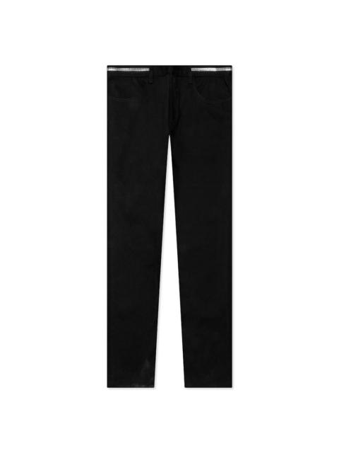 Givenchy GIVENCHY SKINNY DENIM TROUSERS 4G ZIP - BLACK