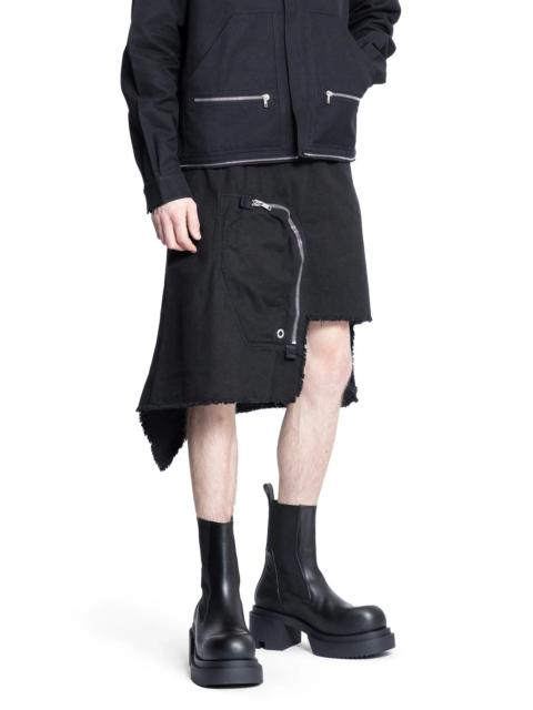 Rick Owens DRKSHDW Hollywood-Dracca-Skirt-In-Cotton-Canvas