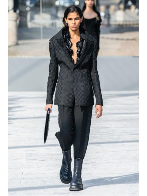 Bottega Veneta Bottega Veneta FW19 - Satin Ruffle Collar Shirt - Runway