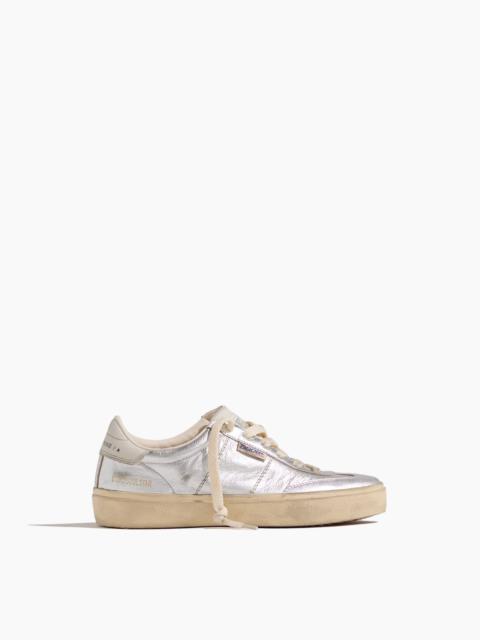 Golden Goose Soul-Star Sneaker in Silver/White/Milk