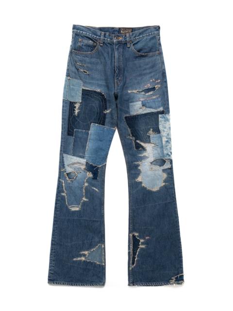 Kapital 14oz Denim 5P RAT Flare Pants (CRAZY DIXIE Remake)