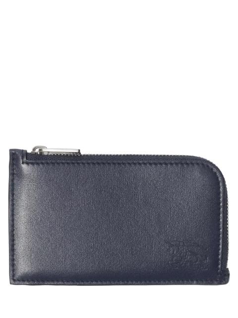 Burberry Pop Check Zip Card Case