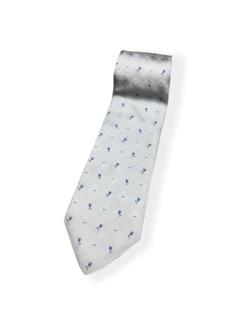 Pierre Balmain Paris Flower Printed Silk Tie Man Luxury