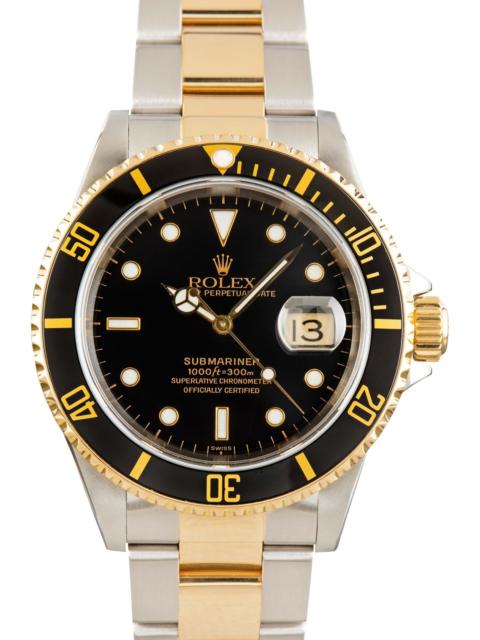ROLEX Used Rolex Submariner Ref 16613 Black