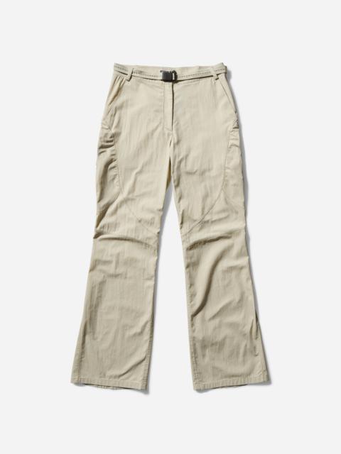 HYEIN SEO Women's Low-Rise Pants with Belt Ivory