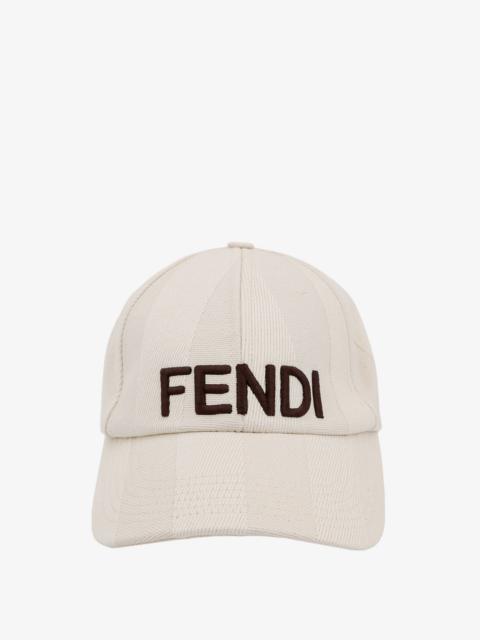 Fendi Woman Hat Woman Beige Hats