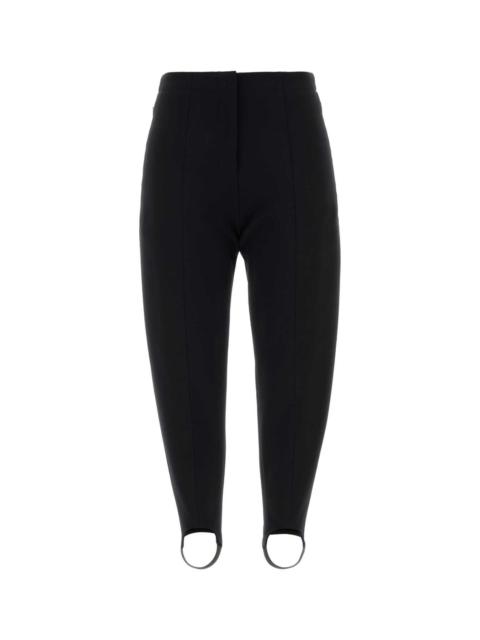 Loewe Loewe Women Black Stretch Wool Blend Pant