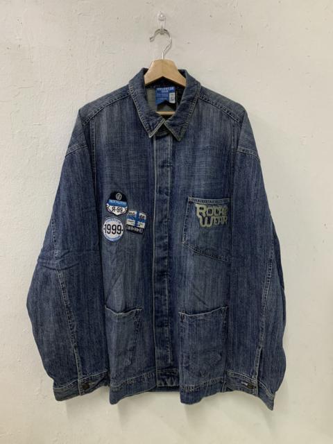 Other Designers Rocawear Patches Chore Denim Jacket