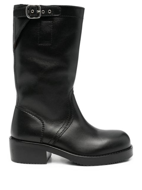 Dries Van Noten Dries Van Noten Women Stivali Biker In Pelle