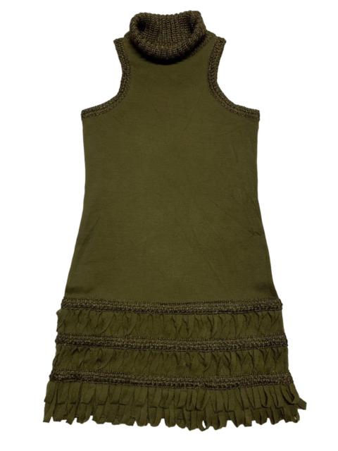 Other Designers Vintage - Ermanna scervino green body fitting dress size S-M