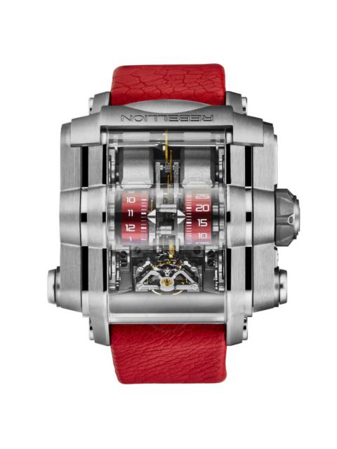 Rebellion - Rebellion T-1000 Automatic Black Dial Men's Watch RB.T1K.TI.RD
