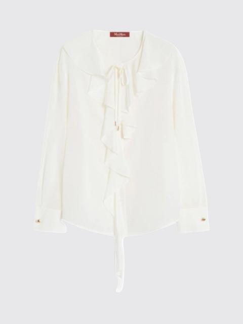 Max Mara Studio Max Mara Studio Women Max Mara Studio Silk Blouse With Ruffles