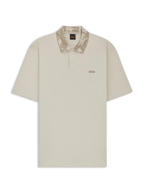 BOSS RELAXED-FIT POLO SHIRT IN COTTON PIQUÉ WITH LOGO