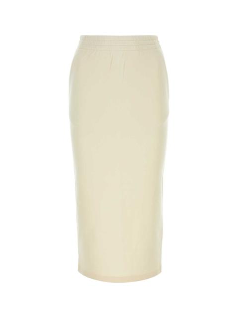 Prada Prada Women Cream Cotton Skirt