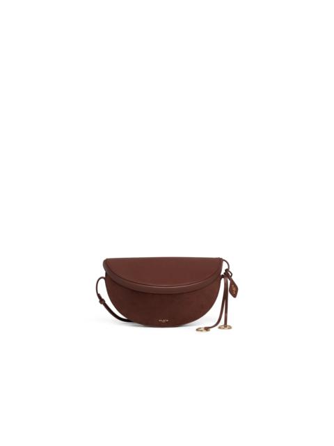 Alaïa HIP EAST WEST BI-MATERIAL BAG IN LEATHER