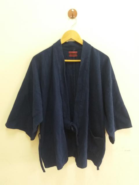 Other Designers Indigo - Kimono Sanjoru like Cotton Indigo Japanese Noragi Sashiko