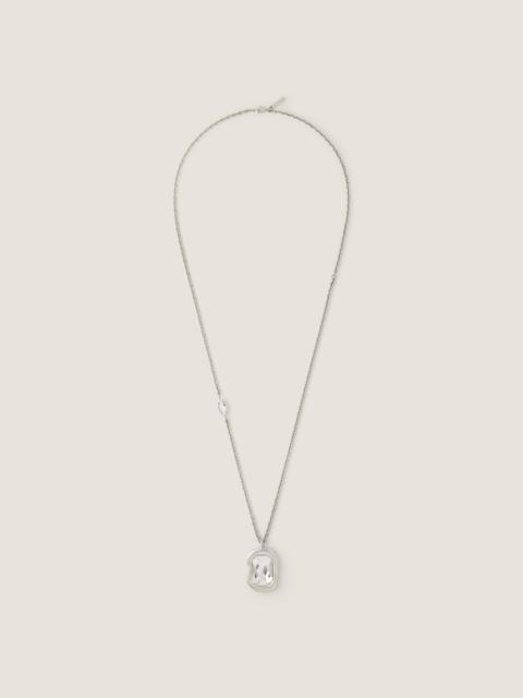 Givenchy SCULPTURAL CRYSTAL NECKLACE IN METAL AND CRYSTAL
