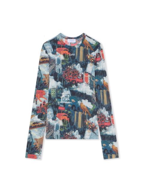 Off-White World Paint Second Skin Crew