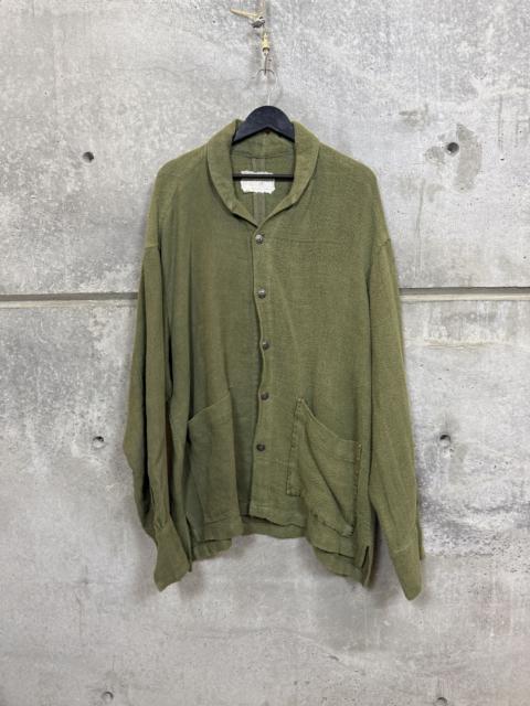 Greg Lauren Greg Lauren Army Hemp Shawl Collar Boxy Jacket