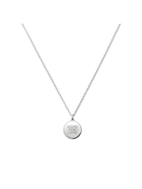 GUCCI Gucci Blind For Love Round Pendant Necklace - YBB843587001