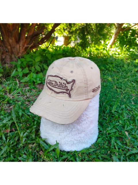 Other Designers Vintage VON DUTCH Patches Embroidery Leather Clip Cap