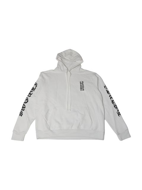 Chrome Hearts Chrome Hearts Vertical Logo Pullover Hoodie White